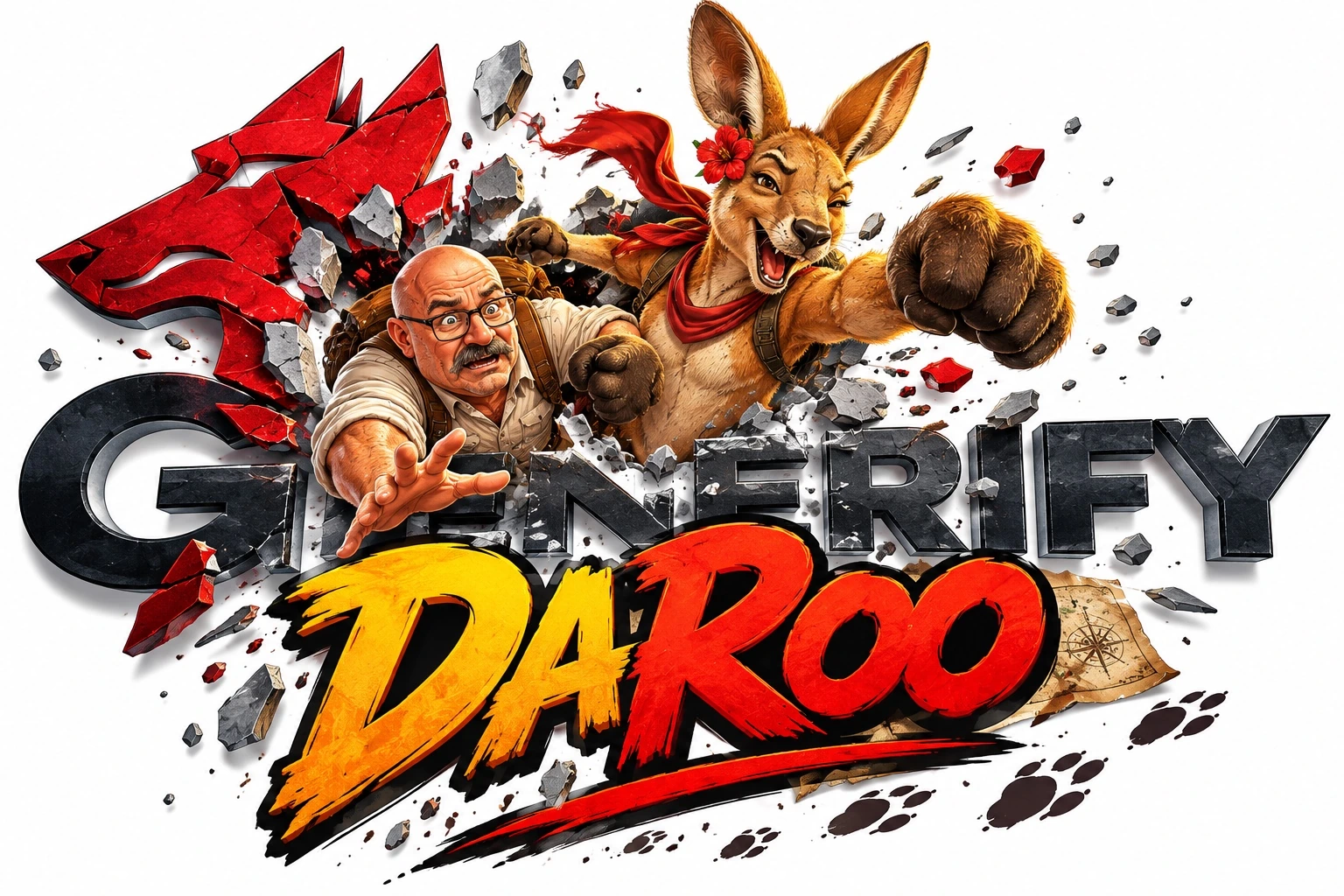 Original Generify DaRoo adventure artwork